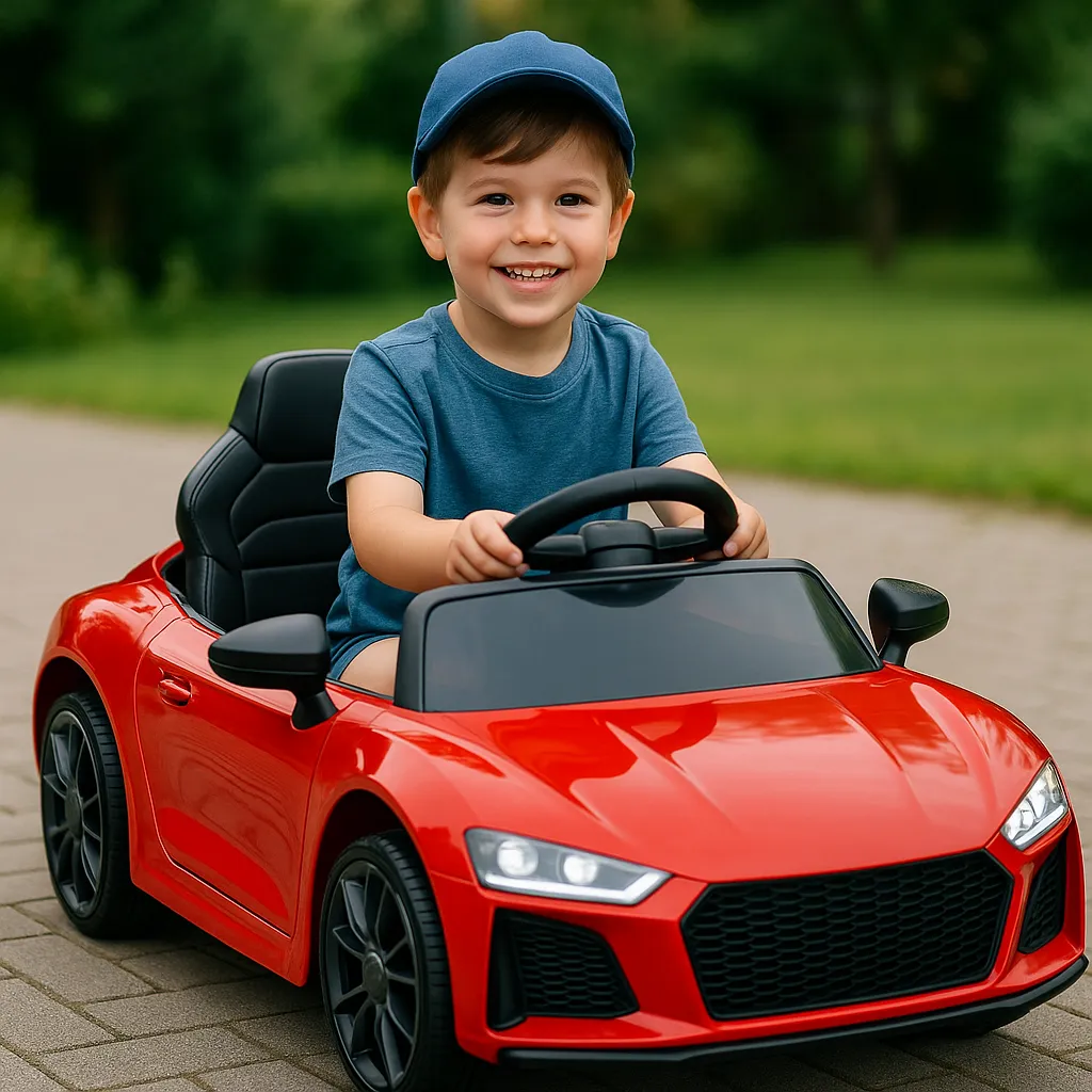 bild eines kindes mit Elektrische Kinderautos 